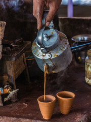 Chai Masala frisch zubereitet in Indien