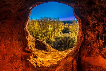 Deurstickers Cueva roja de Ujido © yolicanizares