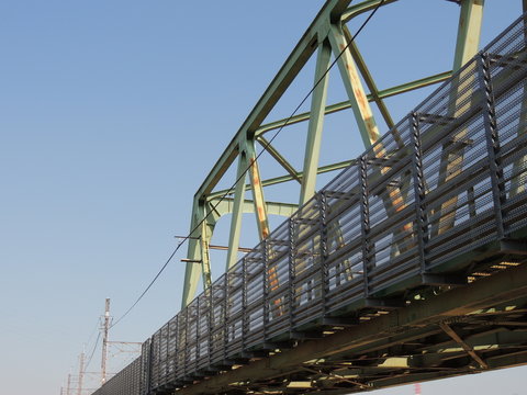 Arakawa Bridge On Musashino Line　武蔵野線の荒川橋梁