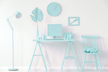 Fototapeta premium Knot cushion on chair