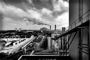 Industrial landscape inAmsyerdam