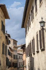 Montepulciano, Siena, Italy: historic buildings