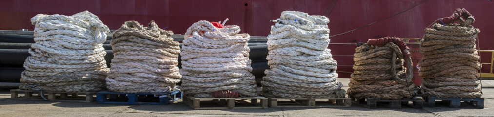 Ropes on a dock