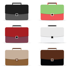 briefcase icon in different color