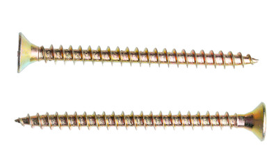 screw isolated on white