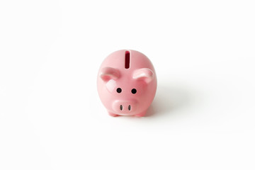 piggy bank isolated on white