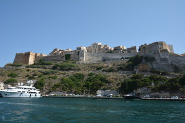 Fototapeta na wymiar Bonifacio, la citadelle.