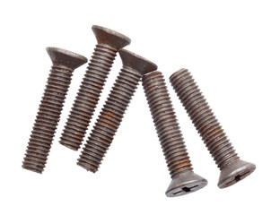 screw isolated on white