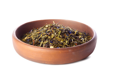 tea isolated on white