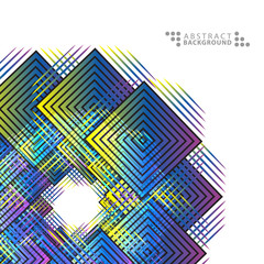 Geometric colorful abstract background