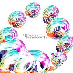 Geometric colorful abstract background