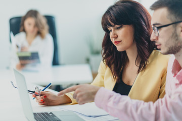 Colleagues at office