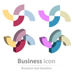 Originally created business icon