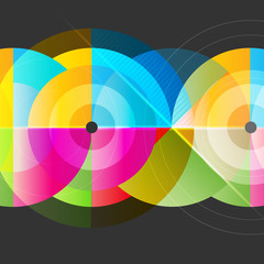 Geometric colorful abstract background