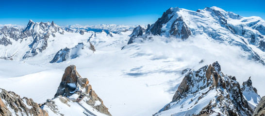 Fototapeta na wymiar Mont Blanc mountain in France