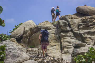 Caminando en el Parque Tayrona