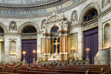 Denmark - Zealand region - Copenhagen - rococo Evangelical Lutheran Frederik’s Church known also...