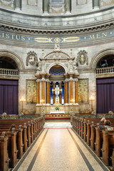 Denmark - Zealand region - Copenhagen - rococo Evangelical Lutheran Frederik’s Church known also...