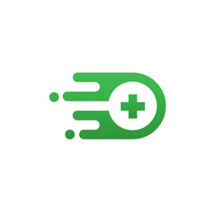 Obraz premium Hospital search modern symbol concept, modern Magnifying glass with medical cross concept. 