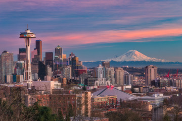 Naklejka premium The Seattle Skyline