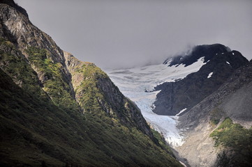 Mountains and glaciers of Alaska