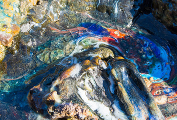 Traditional evil eye bead quarries