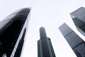 Fototapeta na wymiar beautiful modern commercial building-skyscraper