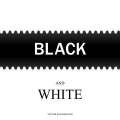 Black and white with horizontal line.