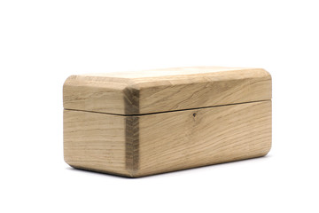 wooden box made of oak