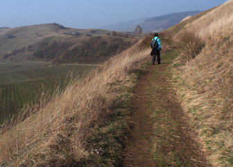 Obraz premium Wandern im Kaiserstuhl