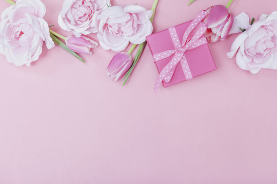 Pink Gift Background