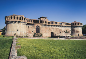 Fototapeta premium Imola. The medieval Rocca Sforzesca. Bologna province. Italy