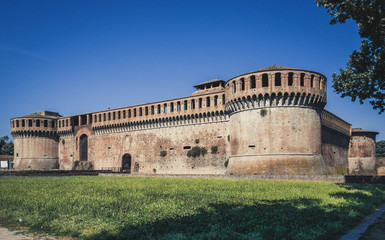 Fototapeta premium Imola. The medieval Rocca Sforzesca. Bologna province. Italy