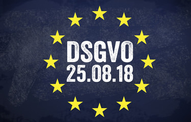 Tafel mit DSGVO