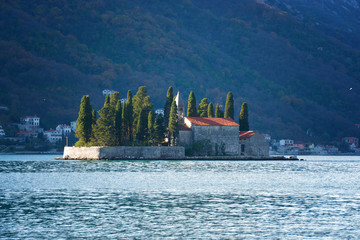 Church St. George Island in Perast, Montenegro