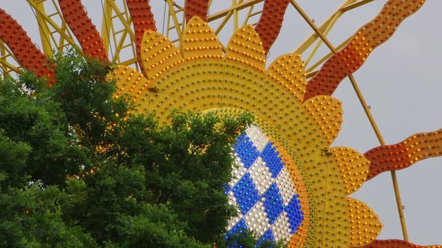Ferris Wheel in Amusement Fair