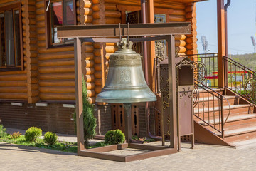 Obraz premium Modern wooden church in the city of Rostov-on-Don, Russia