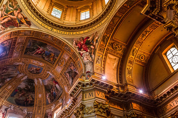 Fototapeta premium Sant Andrea della Valle basilica, Rome, Italy