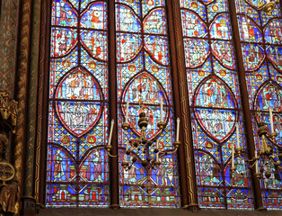 Sainte Chapelle 1 -Détail vitrail