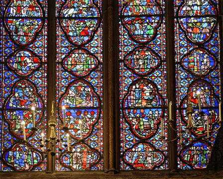 Sainte Chapelle 3 - D&eacute;tail vitrail