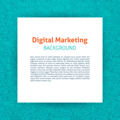 Digital Marketing Paper Template