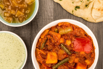 Indian Style Vegetarian Masala Curry