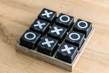 wooden tic tac toe
