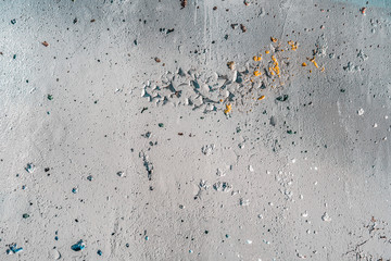 Texture of shabby paint on a concrete wall