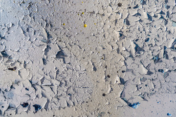 Texture of shabby paint on a concrete wall