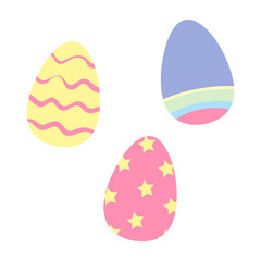 Colorful Easter Egg Design Vector Set