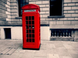 Fototapeta premium Telephone box