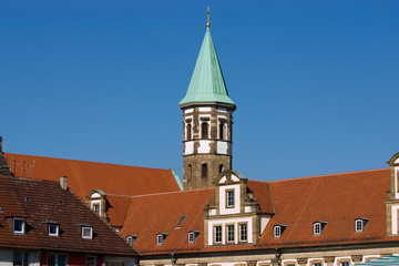 Fototapeta premium Turm des Deutschordensmünsters in Heilbronn