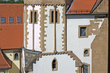 Turm des Deutschordensmuensters in Heilbronn