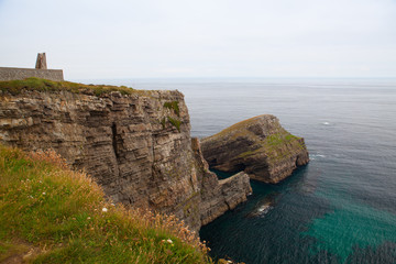 Fototapeta na wymiar View of danger cliffs, Spain